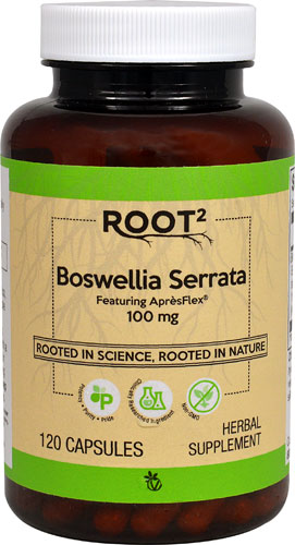 Boswellia Serrata Featuring ApresFlex® -- 100 mg - 120 Capsules (Капсулы) Vitacost-Root2