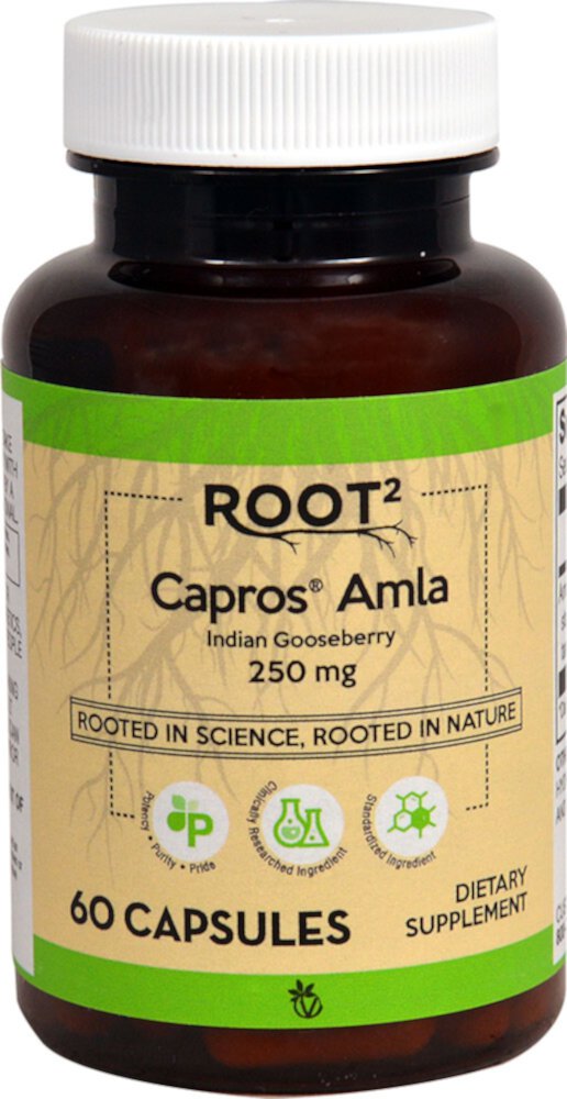 Capros® Amla (Indian Gooseberry) -- 60 Capsules (Капсулы) Vitacost-Root2