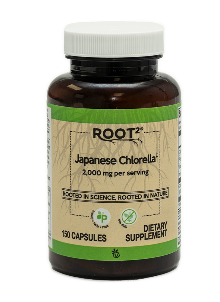 Japanese Chlorella‡ -- 2000 mg - 150 Capsules (Капсулы) Vitacost-Root2