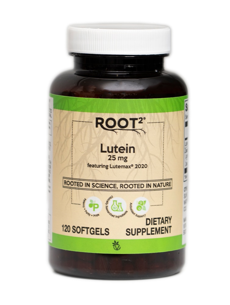 Лютеин с Lutemax® 2020 — 25 мг — 120 мягких таблеток Vitacost-Root2