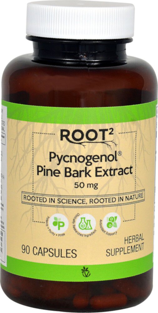 Пикногенол® — 50 мг — 90 капсул Vitacost-Root2