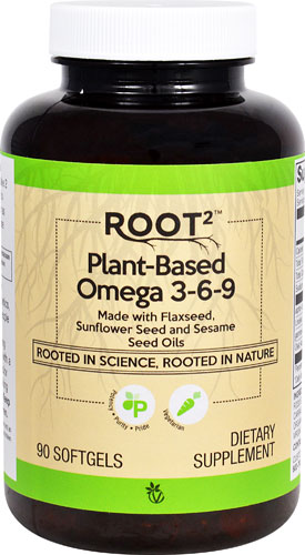 Vitacost ROOT2 Омега 3-6-9 на растительной основе -- 90 вегетарианских мягких таблеток Vitacost-Root2