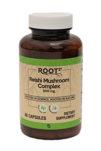 Комплекс грибов рейши Vitacost ROOT2 -- 500 мг -- 60 капсул Vitacost-Root2