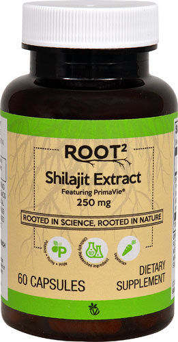 Shilajit Extract Featuring PrimaVie® -- 250 mg - 60 Capsules (Капсулы) Vitacost-Root2