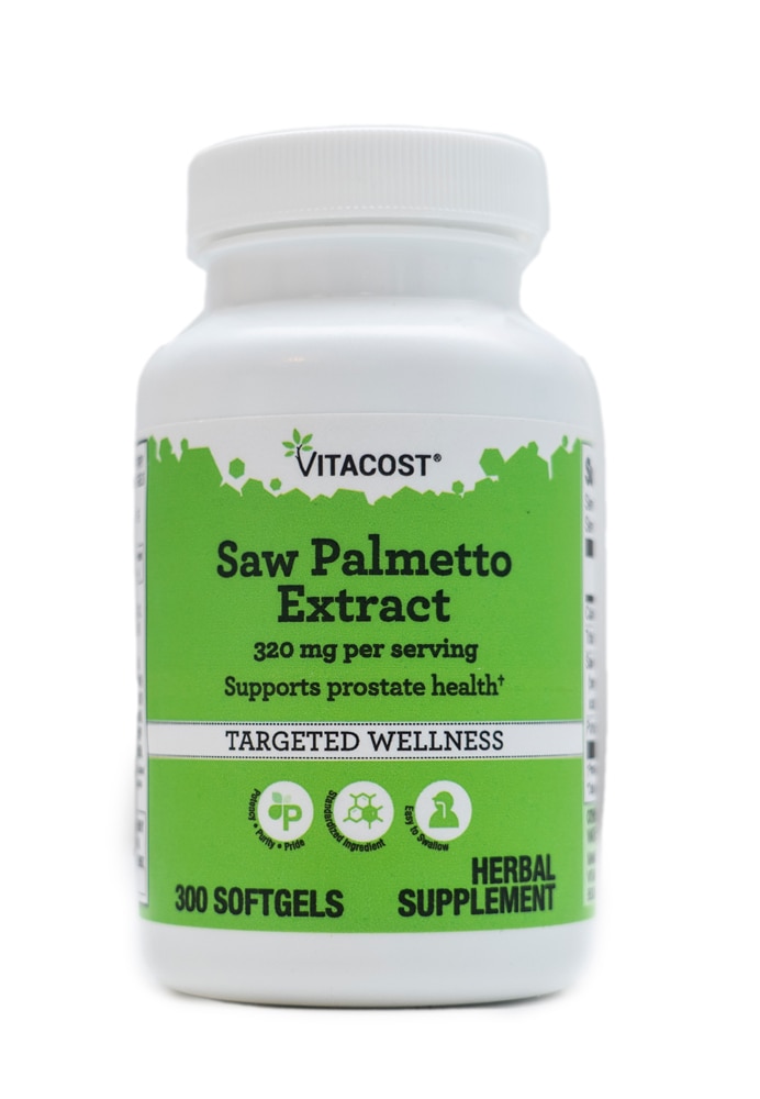 Saw Palmetto Extract -- 320 mg per serving - 300 Softgels (Мягкие капсулы) Vitacost