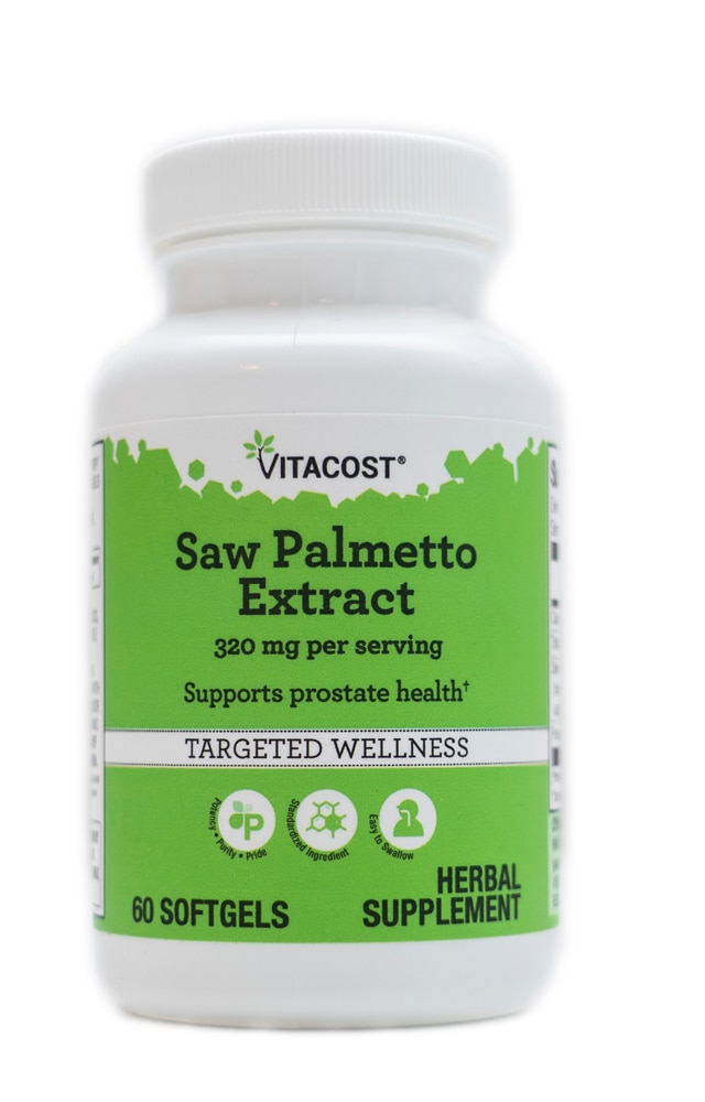 Saw Palmetto Extract -- 320 mg per serving - 60 Softgels (Мягкие капсулы) Vitacost