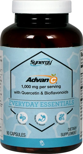 Advan-C® 1000 мг с кверцетином и биофлавоноидами цитрусовых - 90 капсул Vitacost-Synergy