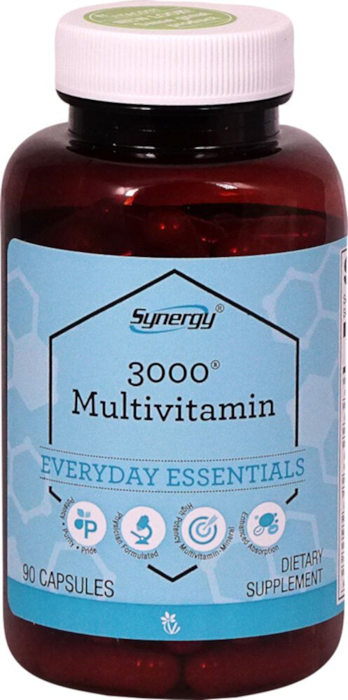 Мультивитамины Vitacost Synergy 3000® -- 90 капсул Vitacost-Synergy
