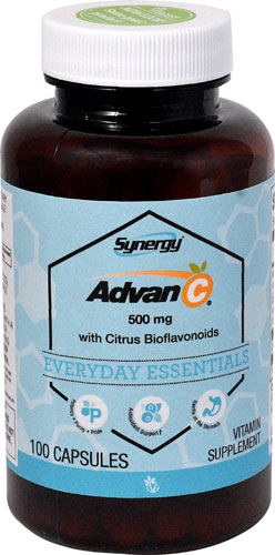 Advan-C® с Цитрусовыми Биофлавоноидами - 500 мг - 100 Капсул - Vitacost-Synergy Vitacost-Synergy