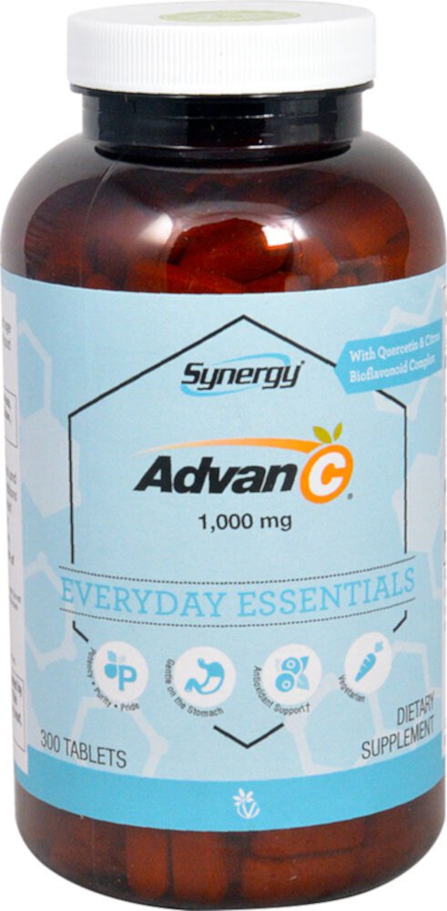 Advan-C® с кверцетином и цитрусовым биофлавоноидным комплексом, 1000 мг, 300 таблеток Vitacost-Synergy