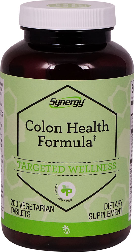 Colon Health Formula* -- 200 Vegetarian Tablets (Вегетарианские таблетки) Vitacost-Synergy