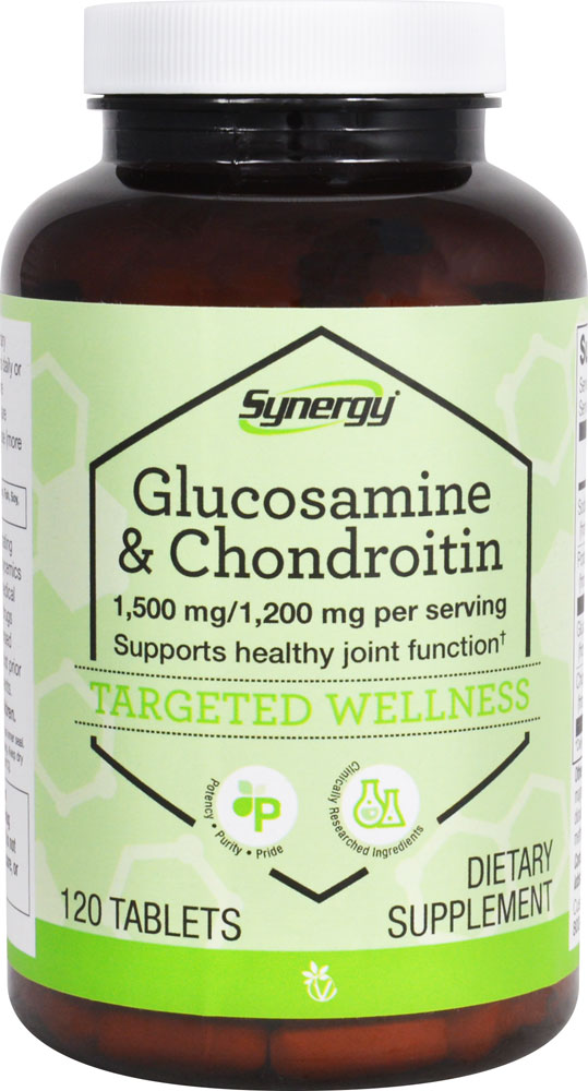 Глюкозамин и хондроитин - 120 таблеток Vitacost-Synergy