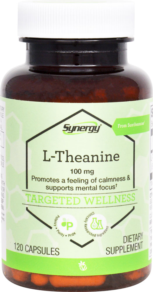 L-Theanine от Suntheanine® - 100 мг - 120 капсул - Vitacost-Synergy Vitacost-Synergy