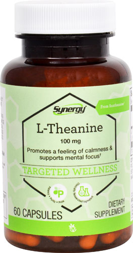 Vitacost Synergy L-Theanine от Suntheanine® -- 100 мг -- 60 капсул Vitacost-Synergy