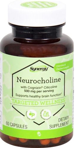 Neurocholine with Cognizin® Citicoline -- 500 mg - 60 Capsules (Капсулы) Vitacost-Synergy