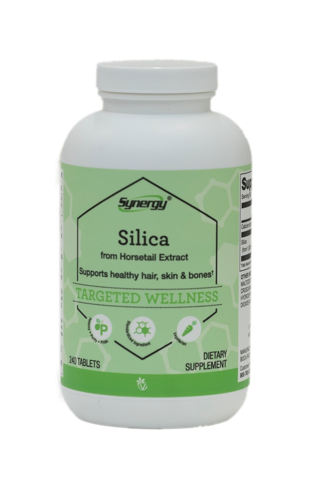 Silica from Horsetail Extract -- 240 Tablets (Таблетки) Vitacost-Synergy