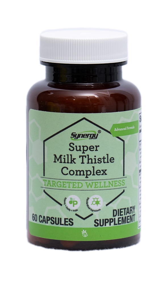 Super Milk Thistle Complex — усовершенствованная формула, 60 капсул Vitacost-Synergy