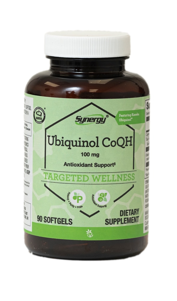Vitacost Synergy Ubiquinol CoQH с Kaneka Ubiquinol® -- 100 мг -- 90 мягких таблеток Vitacost-Synergy
