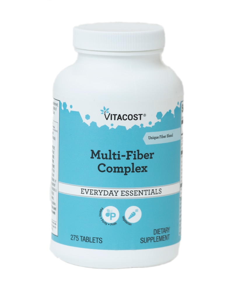 Vegetarian Multi-Fiber Complex -- 275 Tablets (Таблетки) Vitacost