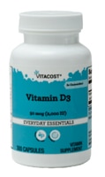 Vitamin D3 as Cholecalciferol -- 50 mcg (2000 IU) - 300 Capsules (Капсулы) Vitacost