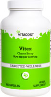 Vitex Chaste Berry -- 800 mg per serving - 300 Capsules (Капсулы) Vitacost