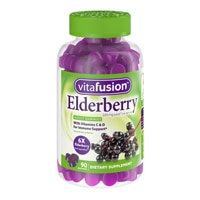 Elderberry Adult Gummies (Жевательные конфеты) Natural Berry -- 225 mg - 90 Gummies Vitafusion