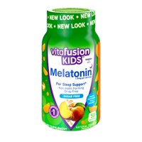 Kids Melatonin Gummies (Жевательные конфеты) Tropical Peach -- 50 Gummies Vitafusion