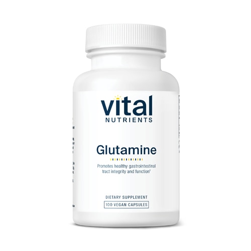 Glutamine - Promotes Healthy Gastrointestinal Tract Integrity and Function -- 3400 mg - 100 Capsules (Капсулы) Vital Nutrients