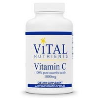 Витамин С — 2000 мг — 220 веганских капсул Vital Nutrients