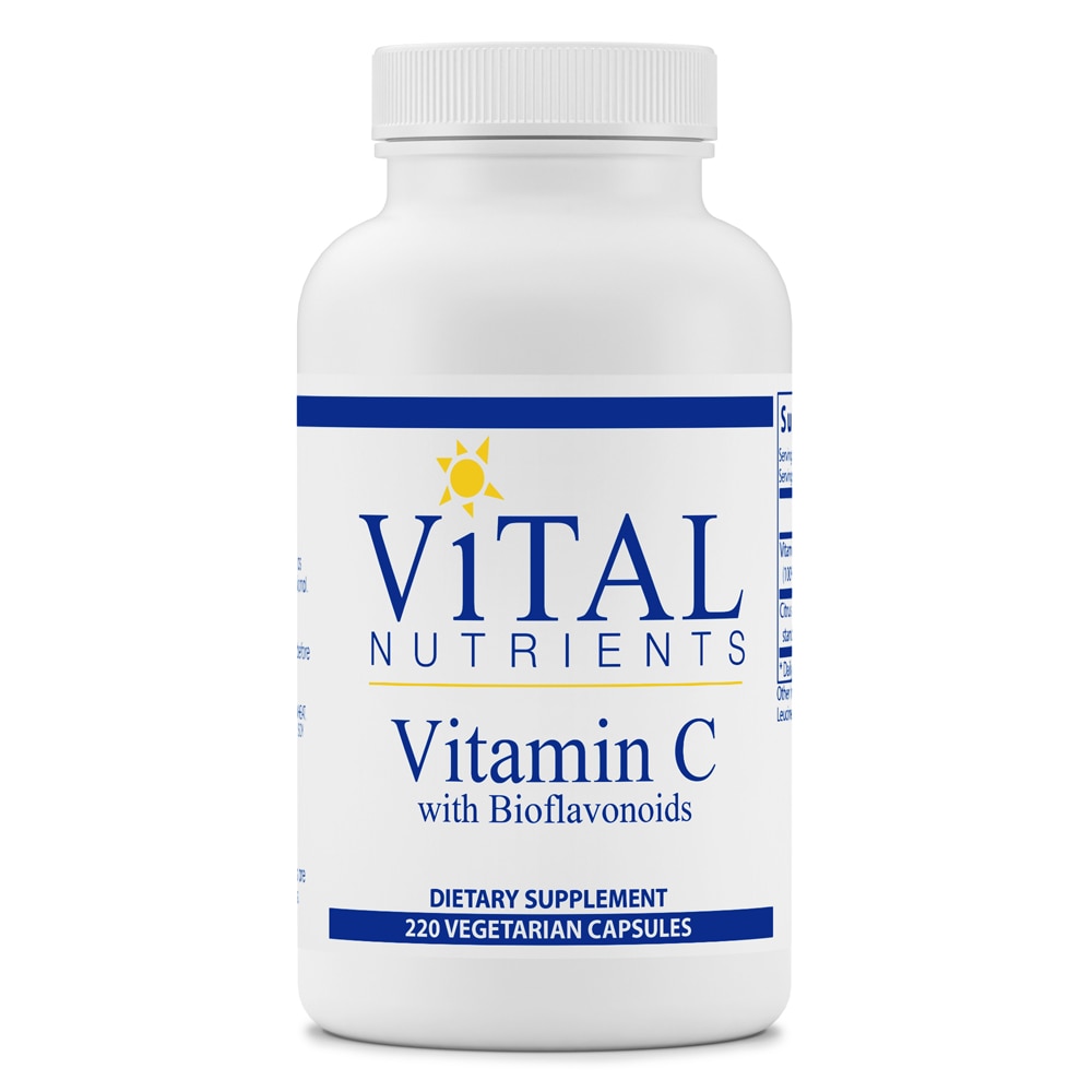 Vital Nutrients Витамин С с биофлавоноидами — 500 мг — 220 капсул Vital Nutrients