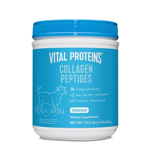 Коллагеновые пептиды 20 г без вкуса - Сертифицировано NSF для спорта Vital Proteins