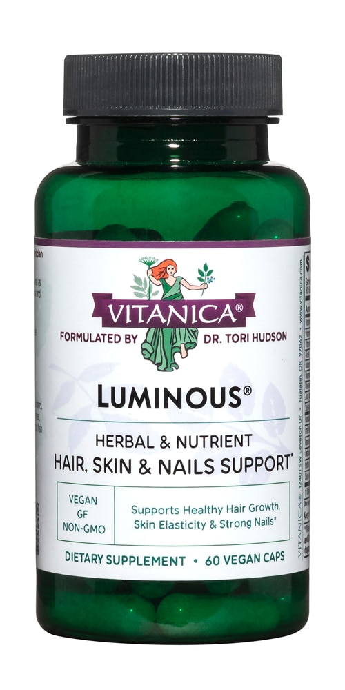 Luminous® Hair Skin & Nails Support — 60 вегетарианских капсул Vitanica