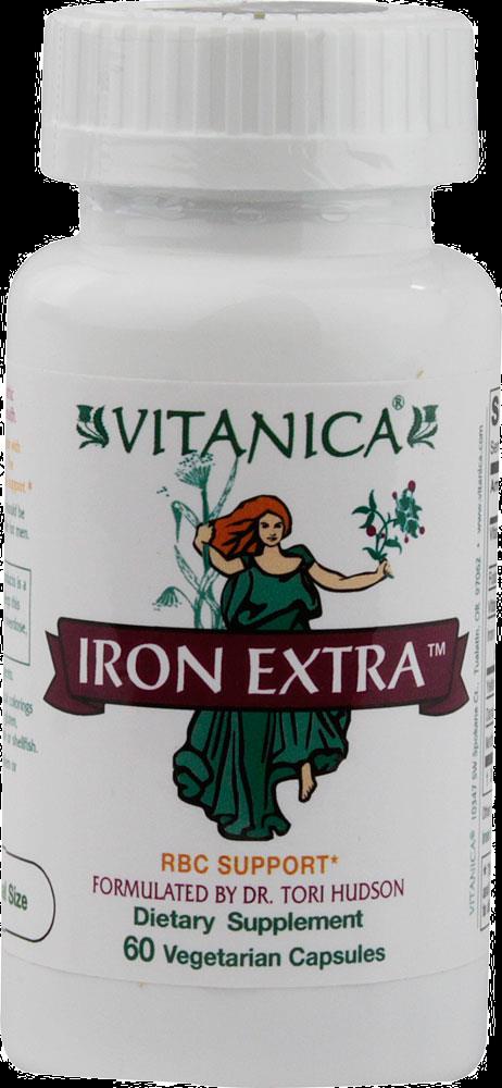 Vitanica Iron Extra RBC Support — 60 вегетарианских капсул Vitanica