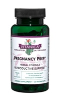 Pregnancy Prep™ Reproductive System Support -- 60 Vegetarian Capsules (Вегетарианские капсулы) Vitanica