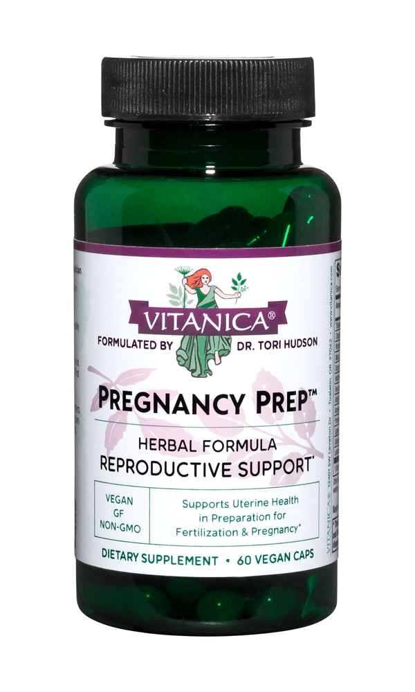 Pregnancy Prep™ Reproductive System Support -- 60 Vegetarian Capsules (Вегетарианские капсулы) Vitanica