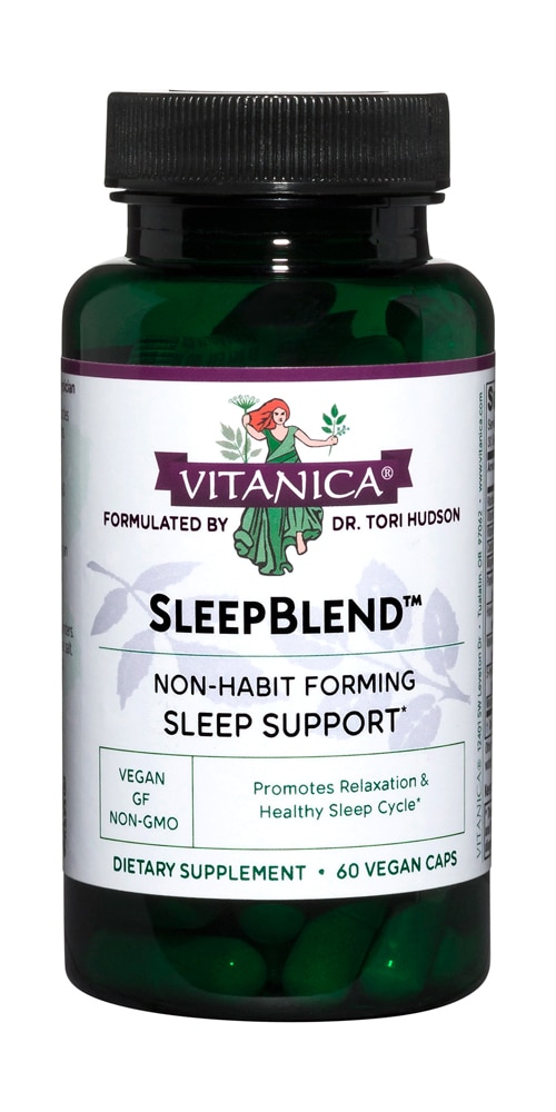 SleepBlend™ -- 60 вегетарианских капсул Vitanica