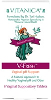 Vitanica V-Fresh™ Vaginal Support -- 6 Vaginal Suppository Tablets Vitanica