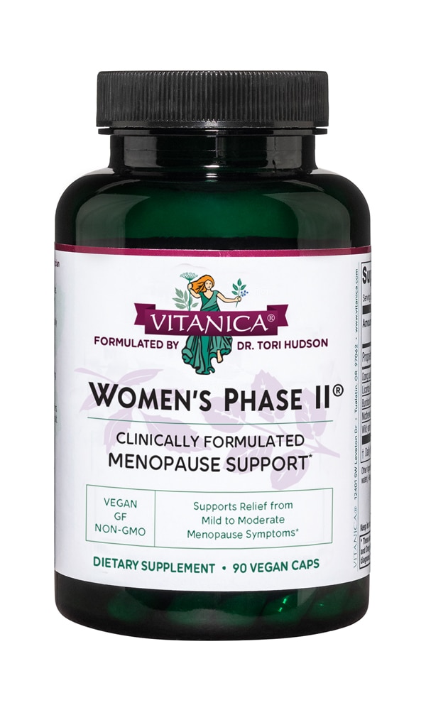 Women's Phase II® Menopause Support -- 90 Vegetarian Capsules (Вегетарианские капсулы) Vitanica