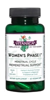 Women's Phase I™ Premenstrual Support -- 60 Vegetarian Capsules (Вегетарианские капсулы) Vitanica