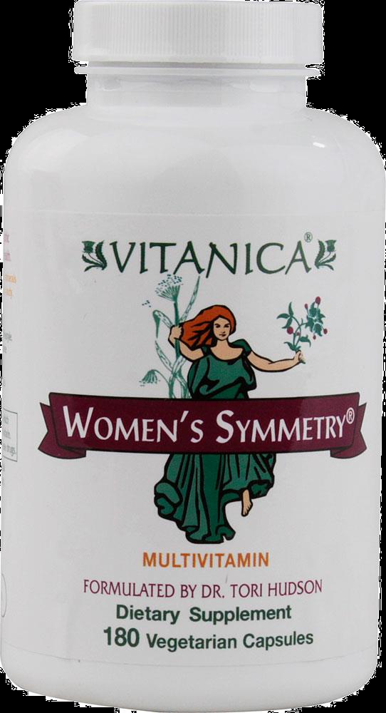 Vitanica Women's Symmetry Multivitamin -- 180 вегетарианских капсул Vitanica