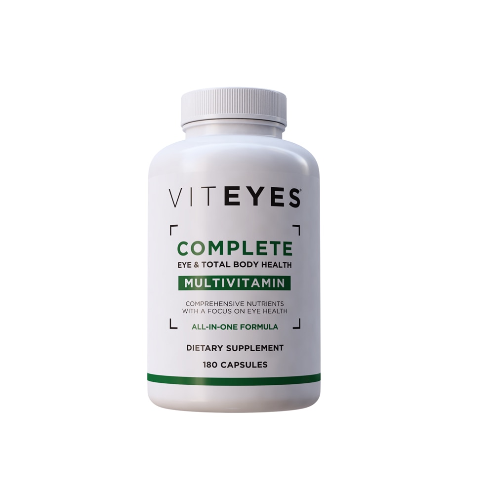 Viteyes Комплексный мультивитамин для здоровья глаз и всего тела -- 180 капсул Viteyes