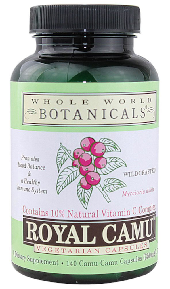 Royal Camu™ -- 140 вегетарианских капсул Whole World Botanicals