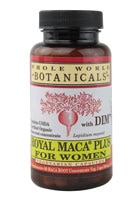 Royal Maca® Plus для женщин, 500 мг, 90 вегетарианских капсул Whole World Botanicals