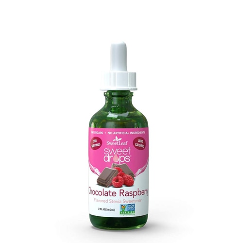 Wisdom Natural SweetLeaf® Sweet Drops™ Подсластитель со вкусом стевии Шоколад Малина -- 2 жидких унции SweetLeaf