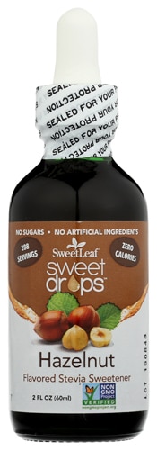 Подсластитель Wisdom Natural SweetLeaf® Sweet Drops™ Лесной орех -- 2 жидких унции SweetLeaf