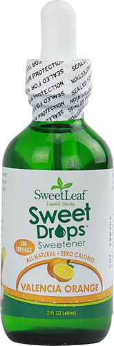 Подсластитель Wisdom Natural SweetLeaf® Sweet Drops™ Валенсийский апельсин -- 2 жидких унции SweetLeaf