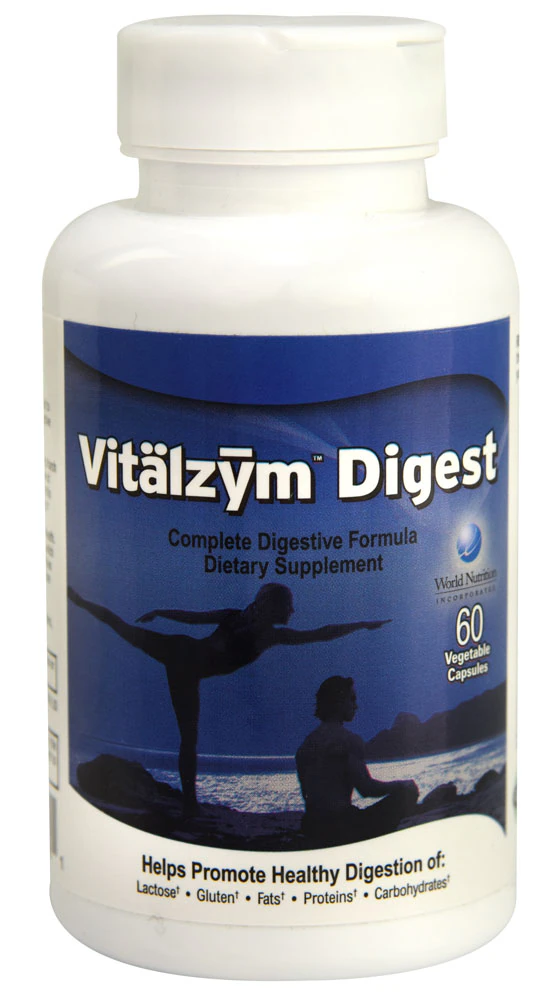 World Nutrition Vitalzym™ Digest — 60 растительных капсул Vitalzym