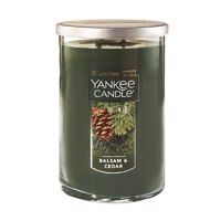 Yankee Candle Большой стакан Ароматическая свеча Balsam &amp; Кедр -- 22 унции Yankee Candle
