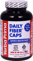 Daily Fiber® Caps -- 180 Capsules (Капсулы) Yerba Prima