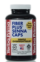 Капсулы Fiber Plus® Senna — 180 капсул Yerba Prima